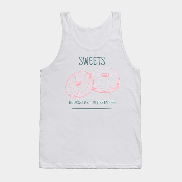 Sweets Tank Top by Craft and Crumbles